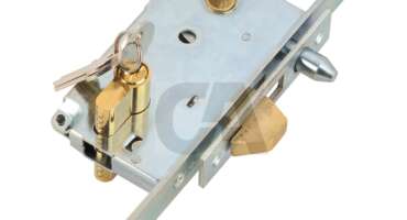 Hook Lock with Counterplate and Cylinder