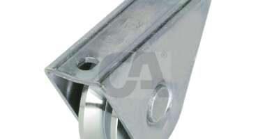 Wheel 1 bearing V groove support U-bolt